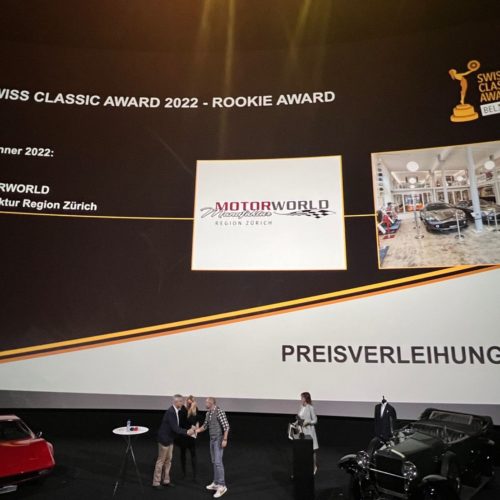 Swiss Classic Award: Motorworld als Sieger